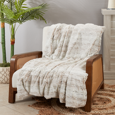 Luxurious Faux Fur Throw Blanket